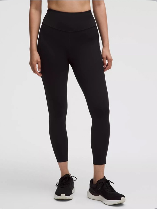 lululemon athletica Pants - Lululemon Fast and Free High Rise Leggings 25” Black Size 12